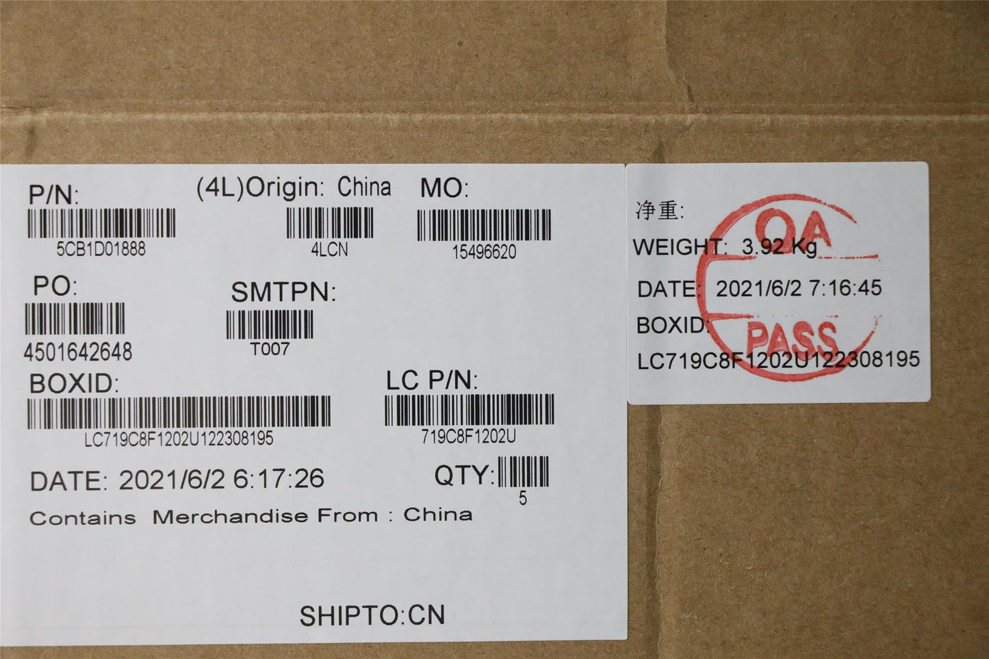 Lenovo Upper Case ASM_GRE L82NX IG_FP_U 5CB1D01888