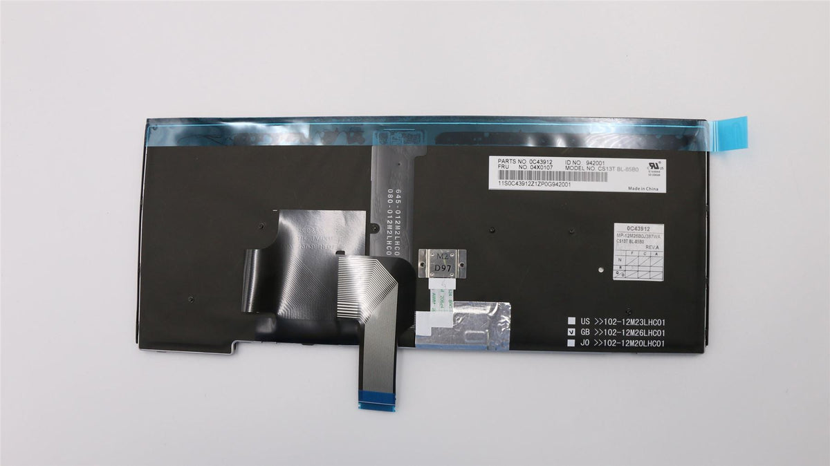 Lenovo ThinkPad T431s T440p T440s L440 T440 Keyboard Belgian Black 04X0107