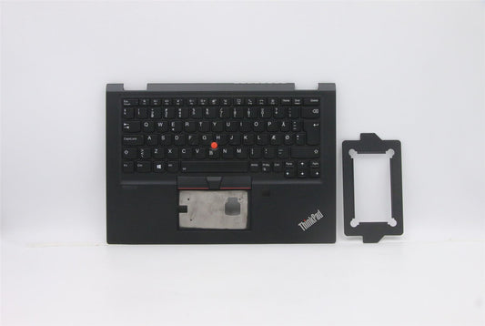 Lenovo Yoga X13 1 Keyboard Palmrest Top Cover Danish Black Backlit 5M10Y85850