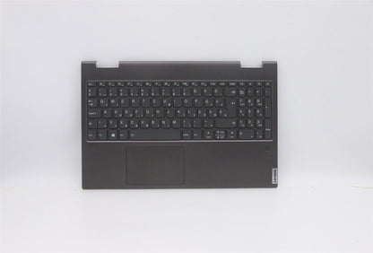 Lenovo Yoga C740-15IML Palmrest Cover Touchpad Keyboard Hungarian 5CB0U43797