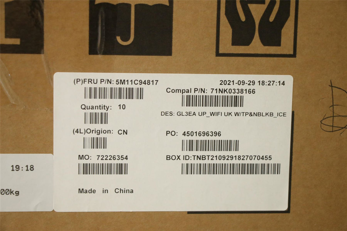 Lenovo Chromebook 300e Gen 3 Palmrest Touchpad Cover Keyboard Grey 5M11C94817