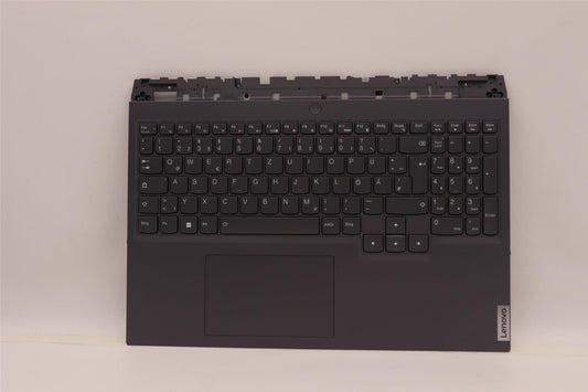 Lenovo 5 16IAH7H Palmrest Cover Touchpad Keyboard German Storm Grey 5CB1F38529