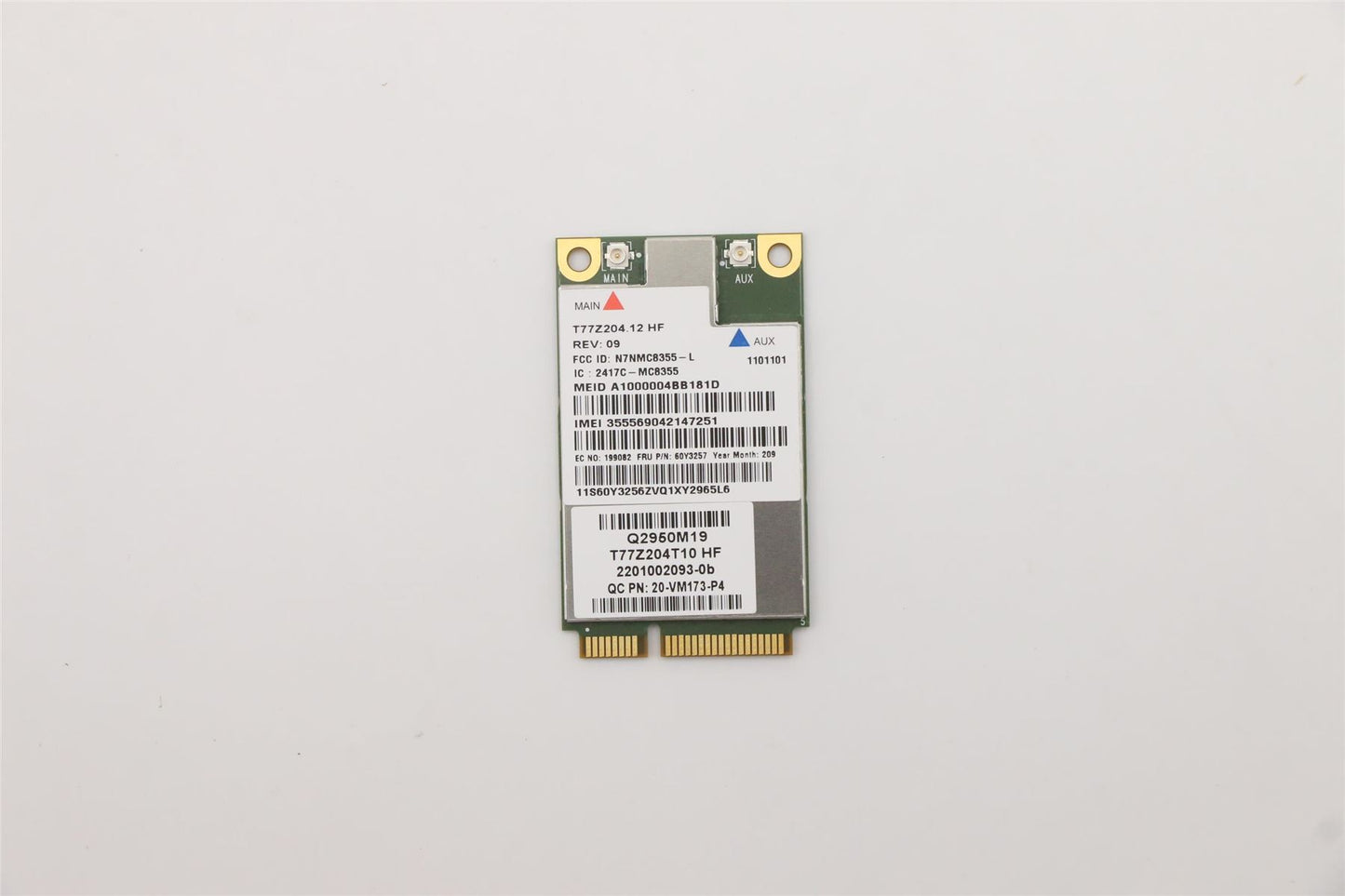Lenovo Wireless,WWAN,SIE,Gobi3 8 FMC 04W3785
