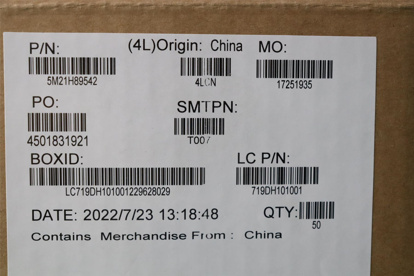 Lenovo ThinkPad P16 1 P16 2 Sim Card Tray Black 5M21H89542