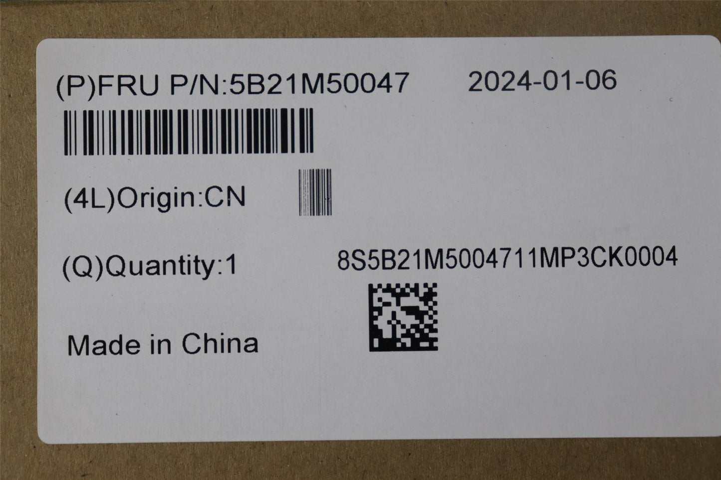 Lenovo C83GSI512450HX RTX20504G NOK RM 5B21M50047
