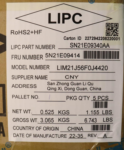 Lenovo NB_KYB CS22 C14 FL TOP,CHY,FRA 5N21E09414 5N21E09451