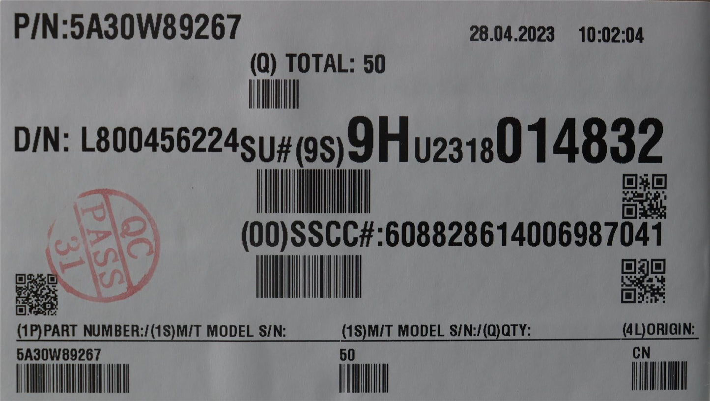 Lenovo Fru,HN front antenna_LUX 5A30W89267