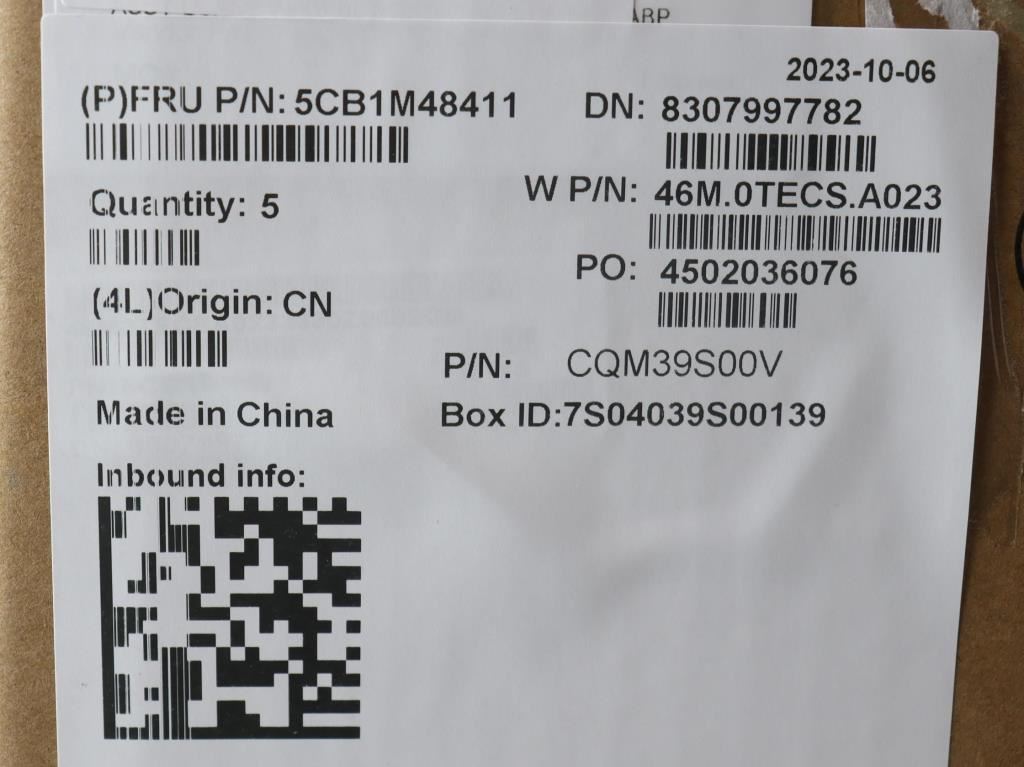 Lenovo COVER Upper Case ASM_NORDIC W21KK AG BL 5CB1M48411