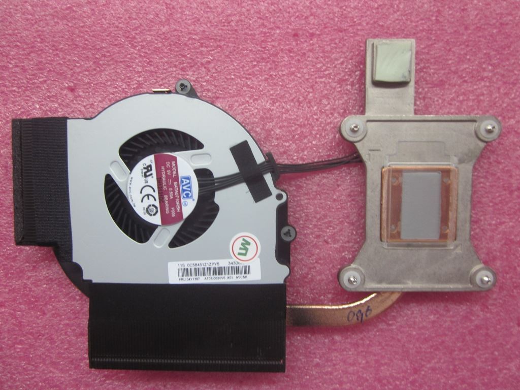Lenovo Edge E431 E531 Fan Heatsink 04Y1367