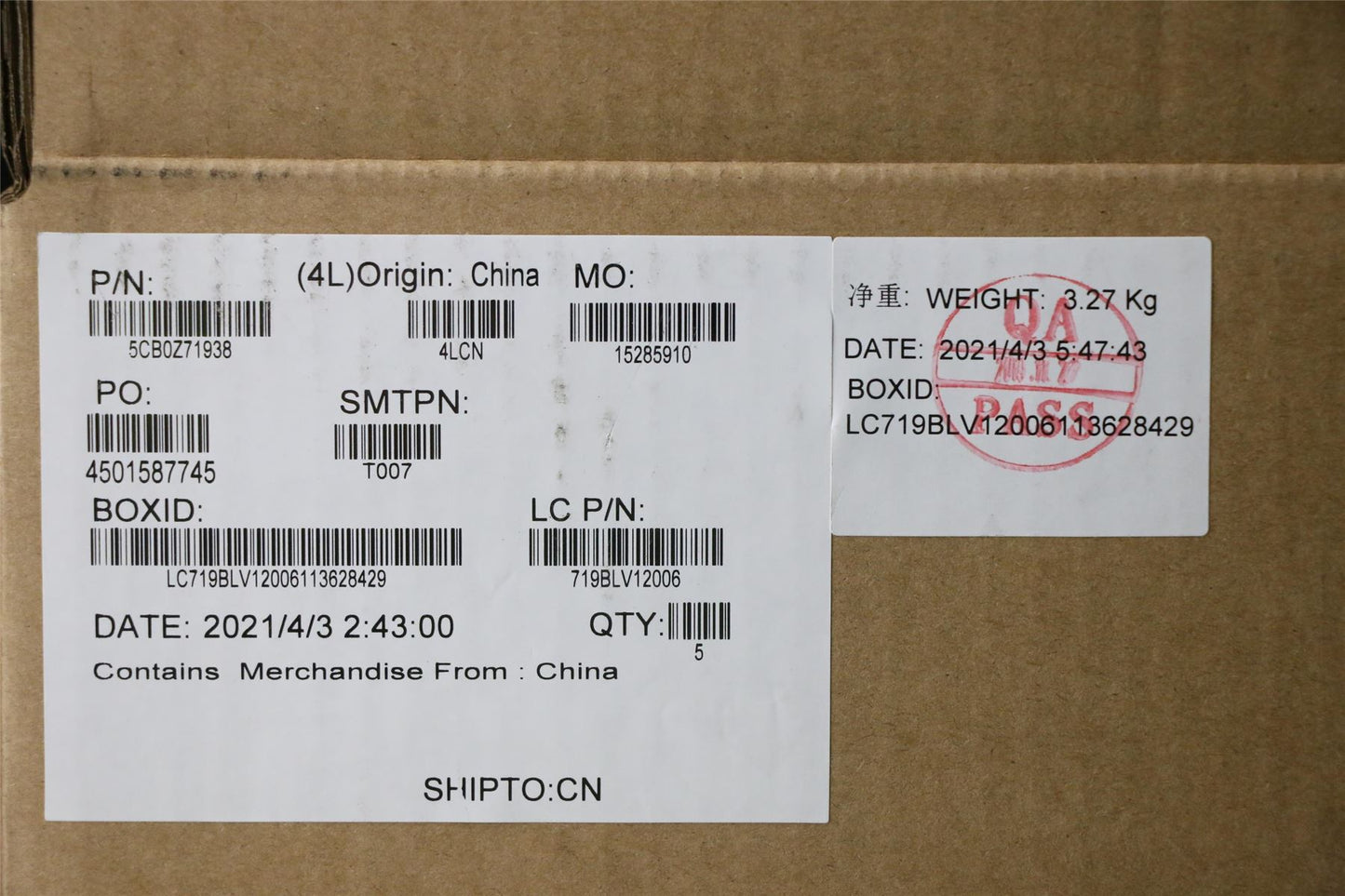 Lenovo UpperCaseASM B 82BC BL WH ENG 5CB0Z71938