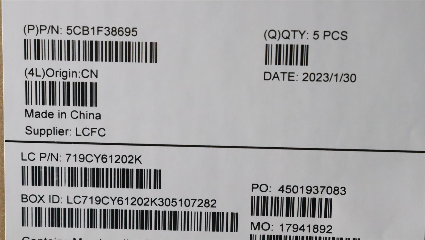 Lenovo Upper Case ASM_BEL L82RB CLGY RGB 5CB1F38695