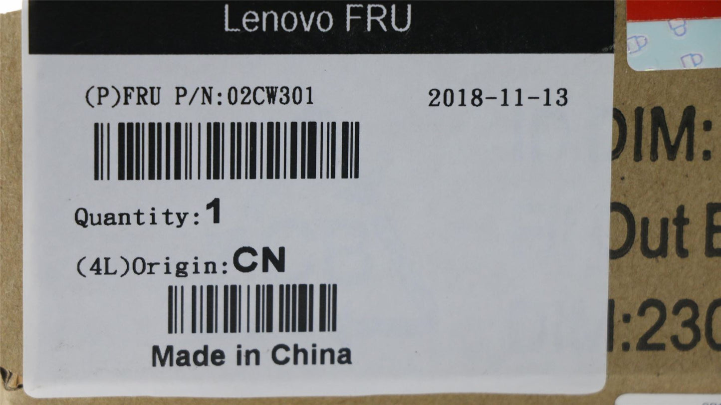 Lenovo 02CW301 MECHANICAL Cover Plastic N-camera,M920z
