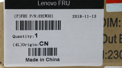 Lenovo 02CW301 MECHANICAL Cover Plastic N-camera,M920z