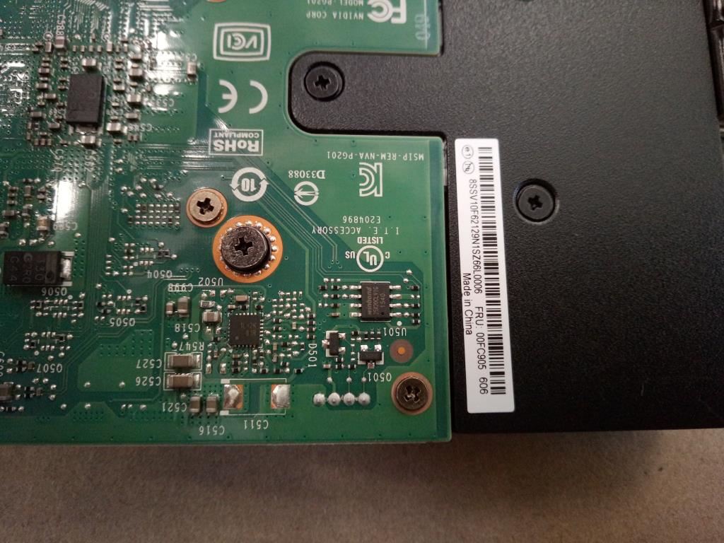 Lenovo ThinkStation P920 P910 P720 P710 P520 P510 GPU Graphics Card 00FC905