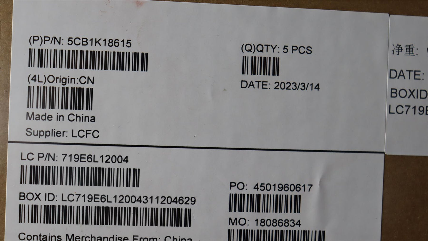 Lenovo Cover L 82YT Lower Case BK 3CELL 5CB1K18615
