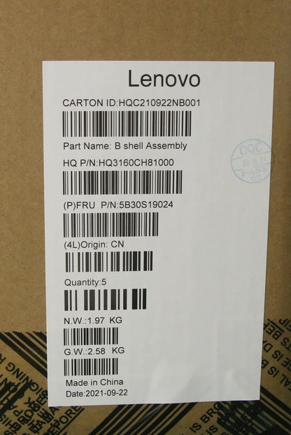 Lenovo IdeaPad 3 15IJL6 Hinge Cap Strip Trim Cover Black 5B30S19024