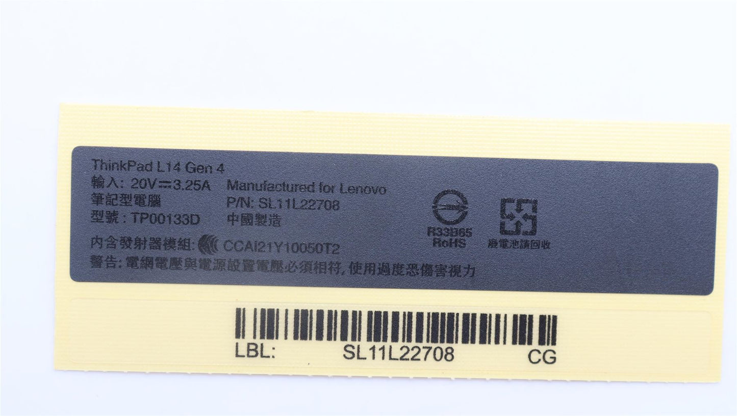 Lenovo LABEL FRU LABEL GEO KIT Golem 2.0 5L11H70964