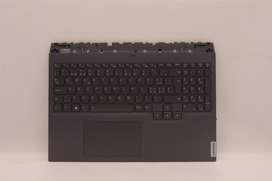 Lenovo 5 16IAH7H Palmrest Cover Touchpad Keyboard Switzerland Backlit 5CB1F38512