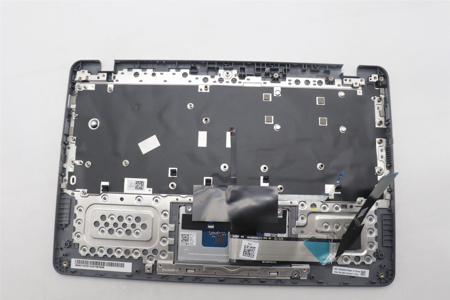 Lenovo 14e Gen3 Keyboard Palmrest Top Cover French Black Backlit 5M11H61871