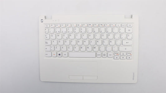 Lenovo IdeaPad 100S-11IBY Repose-paume pour clavier Espagnol Blanc 5CB0K48357