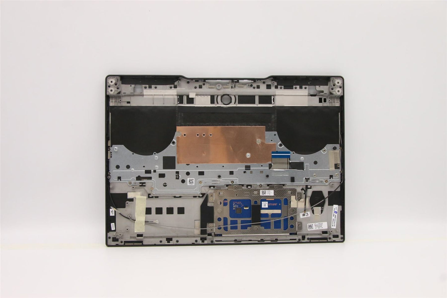 Lenovo S7 15ACH6 Palmrest Cover Touchpad Keyboard Nordic Black 5CB1C93691