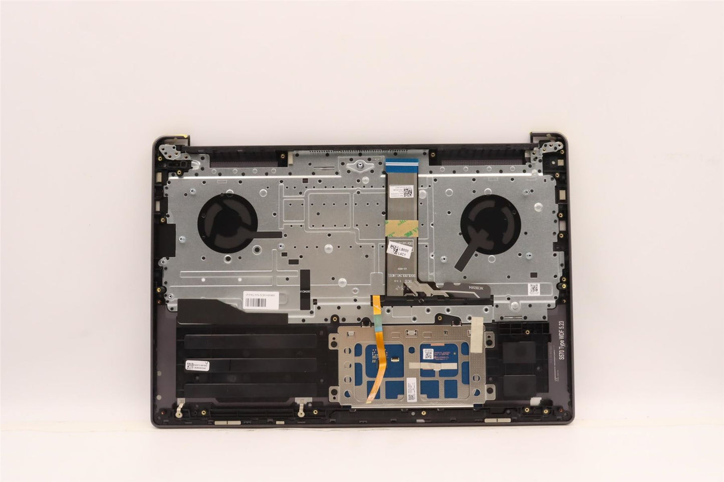 Lenovo IdeaPad 5 16IAH7 Palmrest Cover Touchpad Keyboard Nordic Grey 5CB1H95485