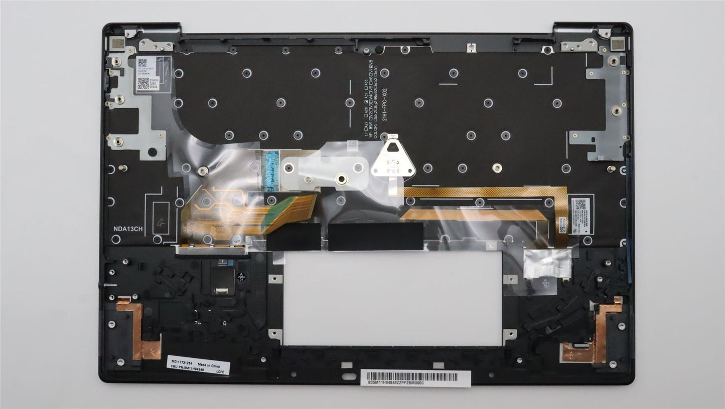 Lenovo ThinkPad Z13 Gen 1 Keyboard Palmrest Top Cover Slovenian 5M11H94948
