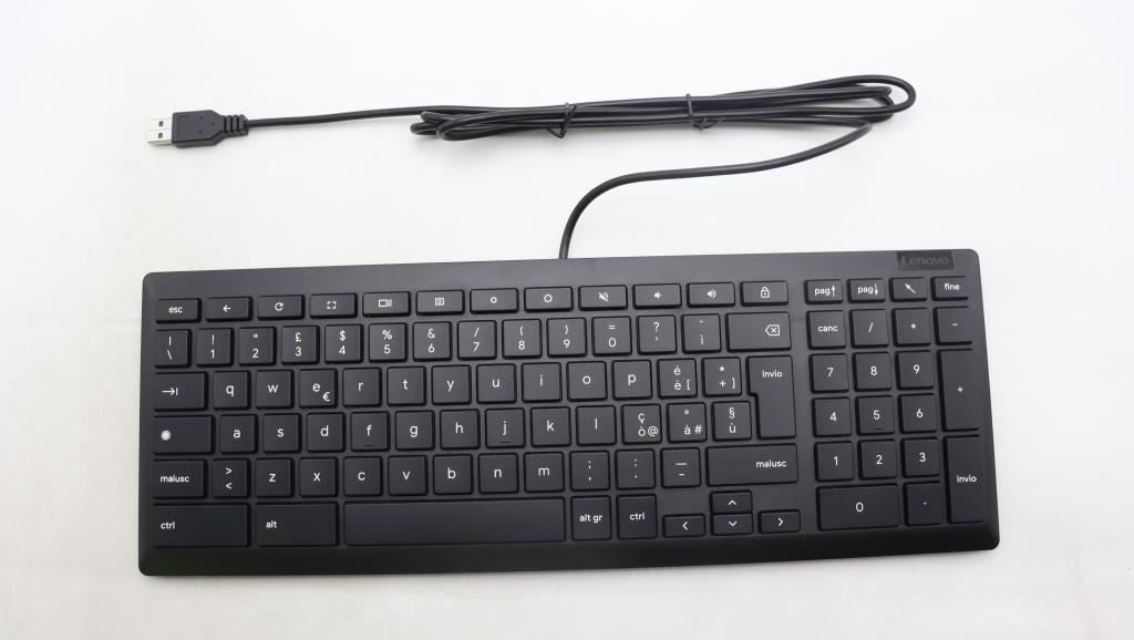 Lenovo Primax Chrome USB KB_Black Italy 5D51J61973
