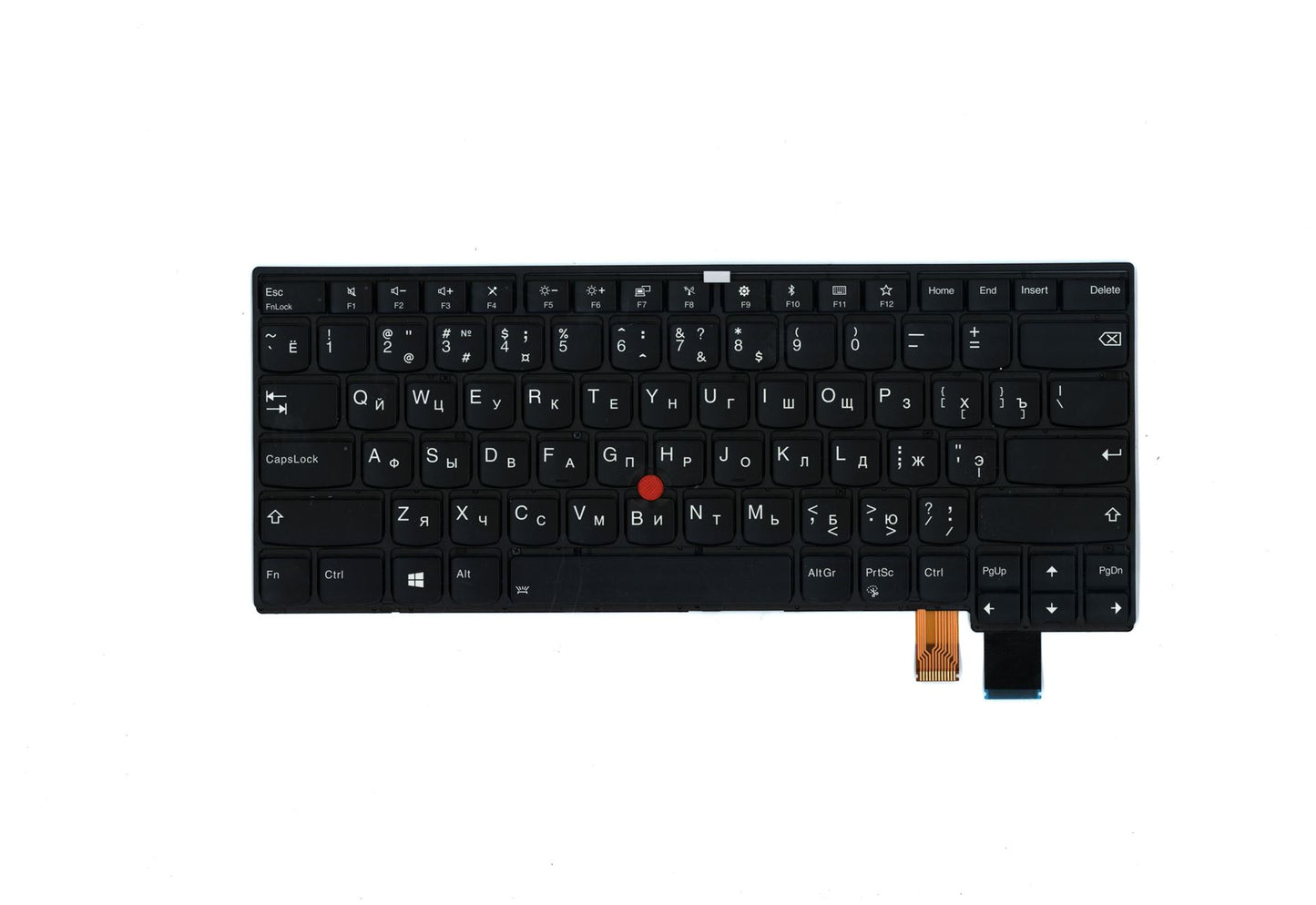 Lenovo ThinkPad T470p Keyboard Russain Black Backlit 01EP450