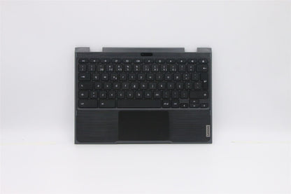 Lenovo Chromebook 300e 2nd Gen Palmrest Cover Touchpad Keyboard Black 5CB0T79496