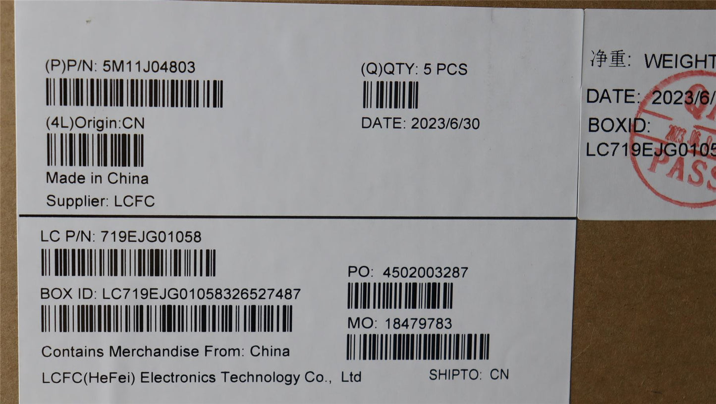 Lenovo ThinkPad E16 Gen 1 Palmrest Cover Keyboard Nordic Black 5M11J04803