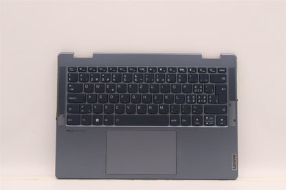 Lenovo Yoga 7 14IAL7 Palmrest Cover Touchpad Keyboard Switzerland 5CB1J02444