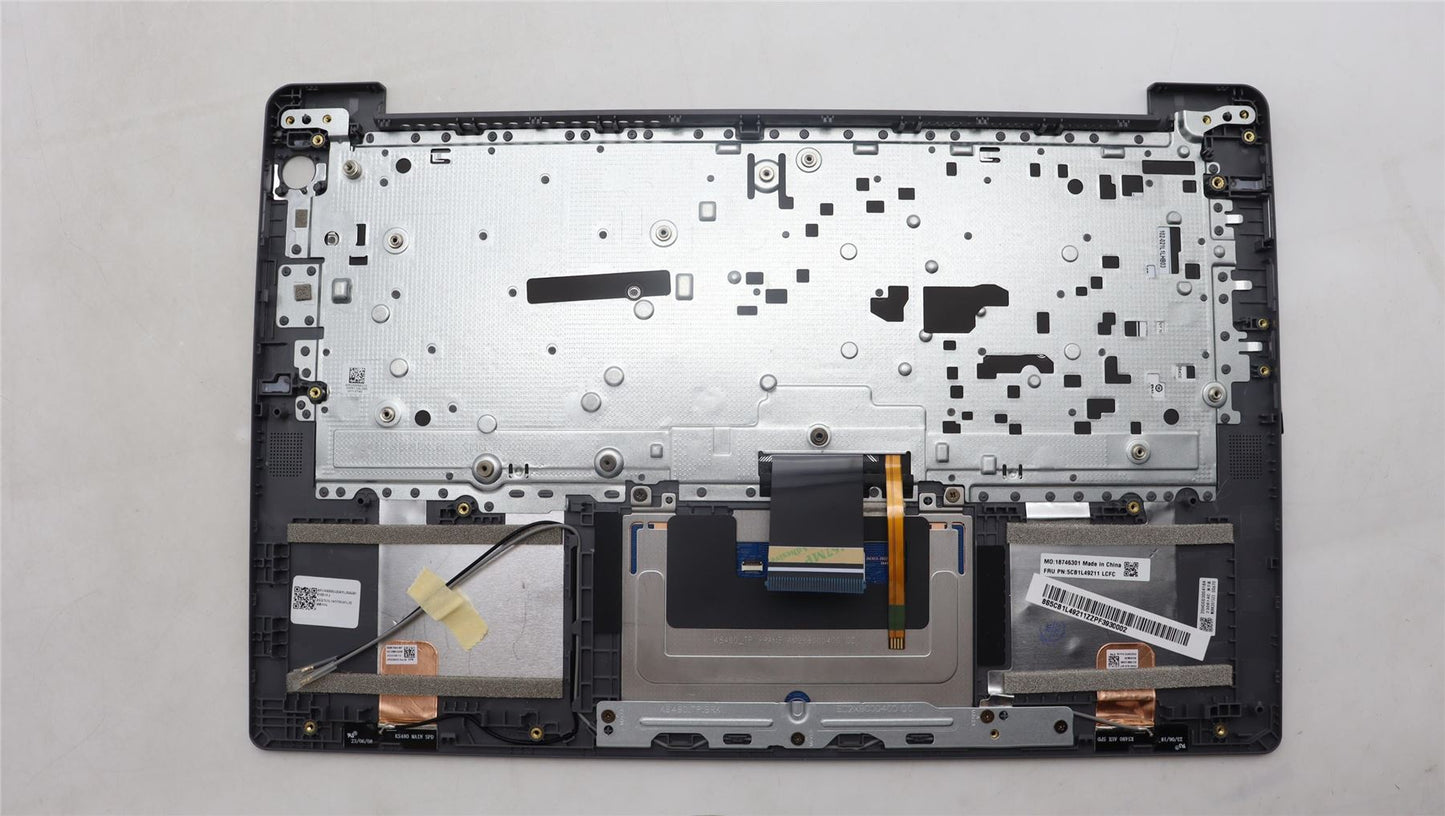 Lenovo IdeaPad 3 14IRU8 Palmrest Cover Touchpad Keyboard Belgian 5CB1L49211