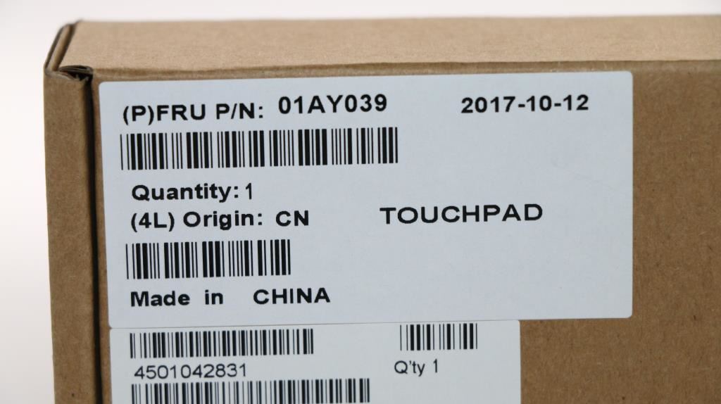Lenovo ThinkPad T570 P51s Trackpad Touchpad Black 01AY039