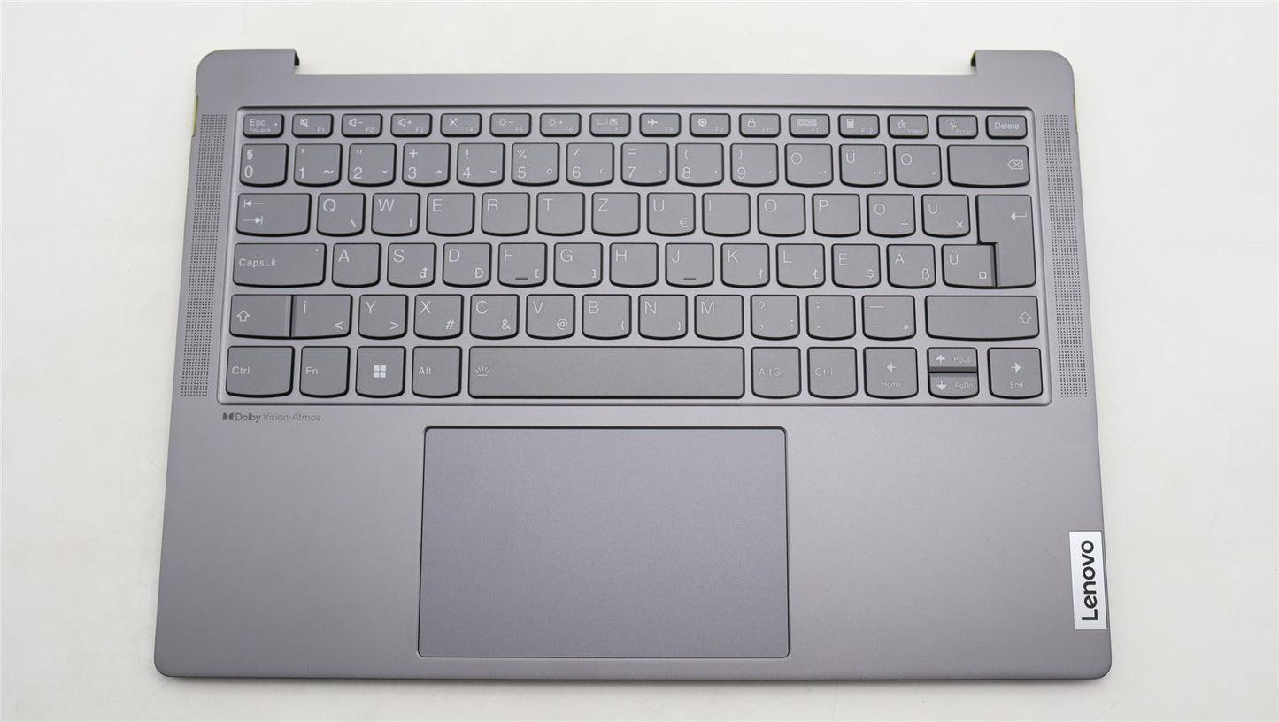 Lenovo Yoga 6 14IAP8 Palmrest Cover Touchpad Keyboard Hungarian 5CB1K02697