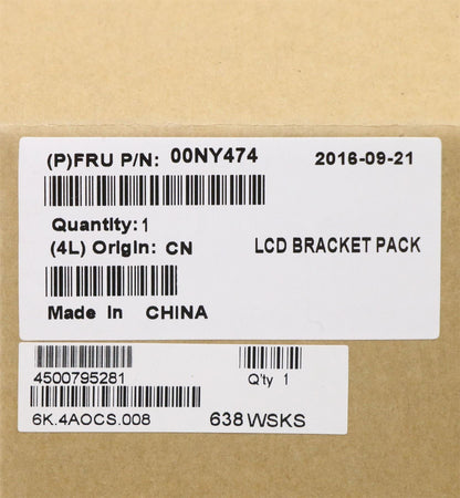Lenovo LCD support braket,L+R,PANA 00NY474
