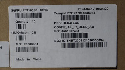 Lenovo IdeaPad 5 14IRL8 5 14ABR8 LCD Cover Rear Back Housing Blue 5CB1L10792