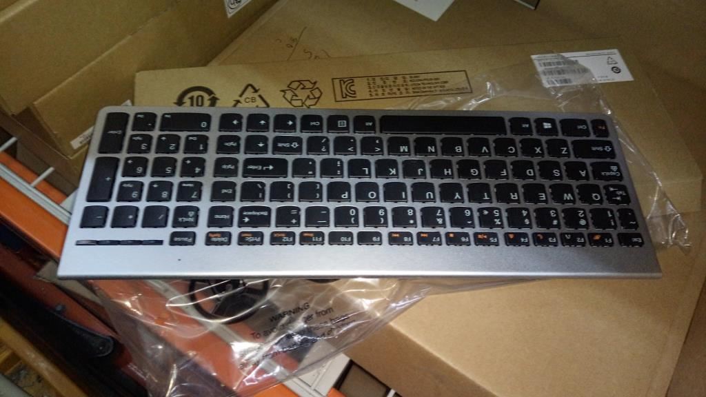 Lenovo Liteon SK-8861(US-EU) 2.4G KB-Metal8 US English Keyboard 25216040