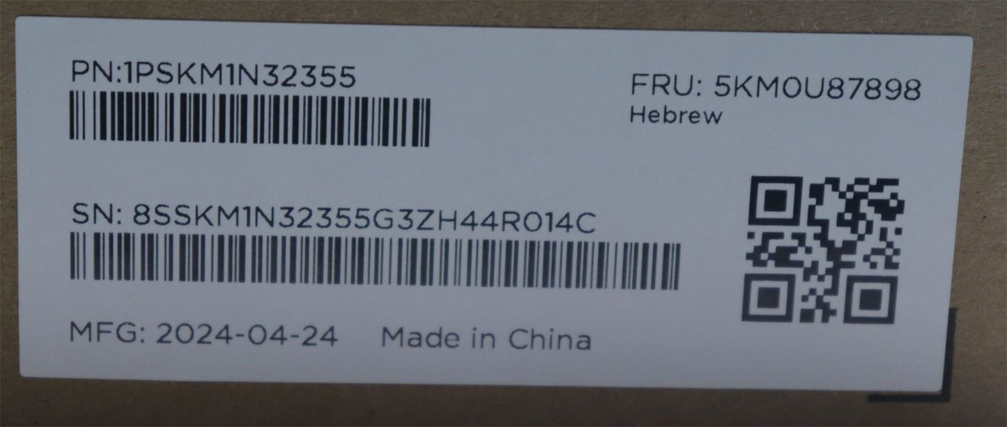Lenovo KYB_MOUSE G-T Eos3 2.4G KM CLD HE 5KM0U87898