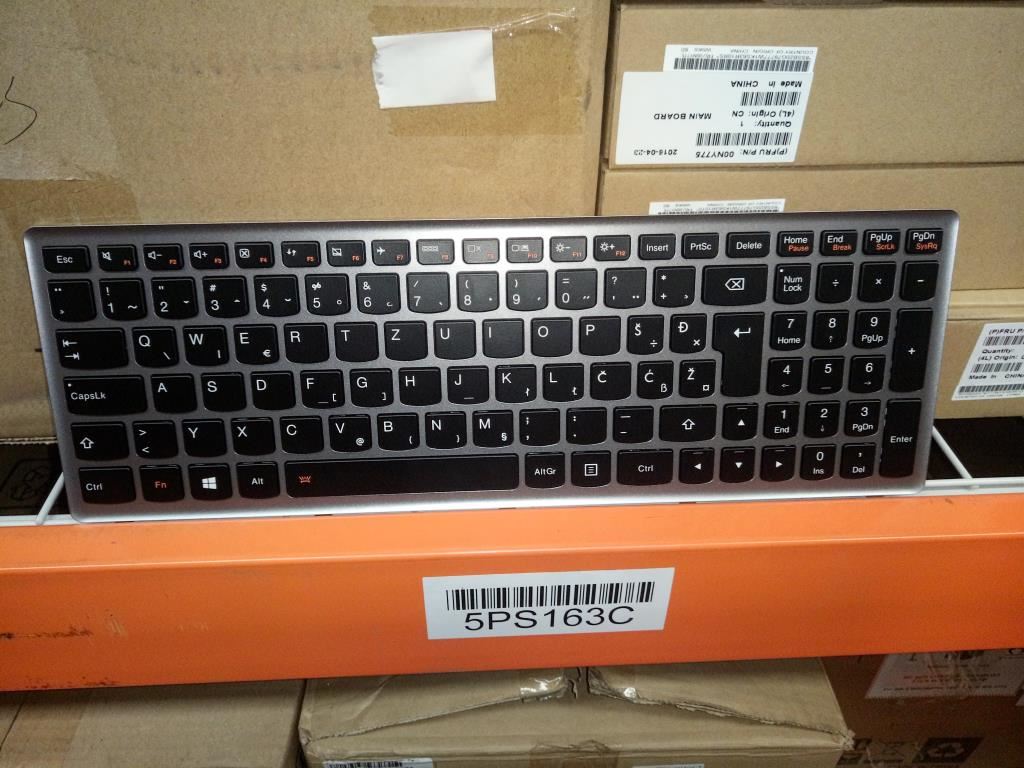 Lenovo DFT6B1Sle103Key Blk Key Slv Frame BL KBD Slovenian Keyboard 25211317