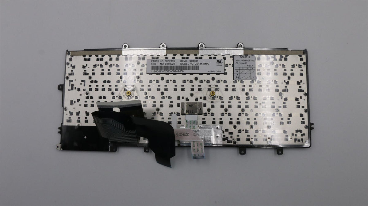 Genuine Lenovo ThinkPad X240 X250 X260 Keyboard Portuguese Black 04Y0922 04Y0960