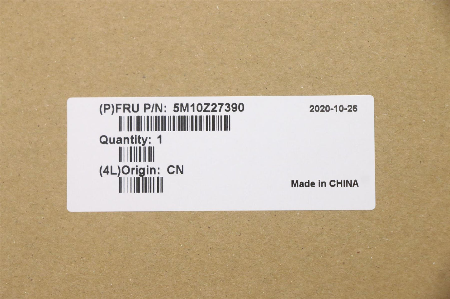 Lenovo MECH_ASM FRU BLKB Cc_PT_FP_BK_US_THAI 5M10Z27390
