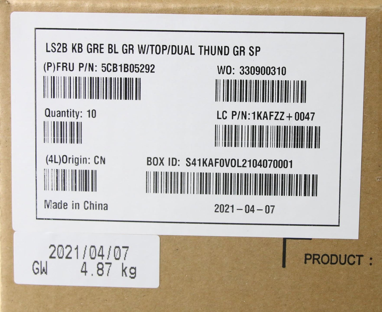 Lenovo Yoga 7-14ITL05 Palmrest Cover Touchpad Keyboard German Grey 5CB1B05292