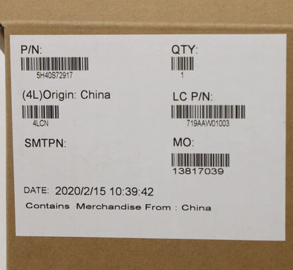 Lenovo ThinkPad P73 Fan Heatsink 5H40S72917