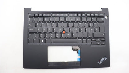 Lenovo ThinkPad E14 Gen 5 Palmrest Cover Keyboard Hungarian Black 5M11L60869
