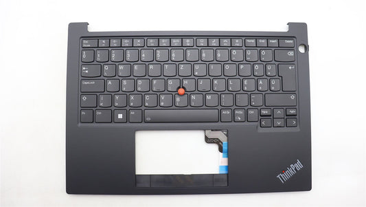 Lenovo ThinkPad E14 Gen 5 Palmrest Cover Keyboard Hungarian Black 5M11L60869