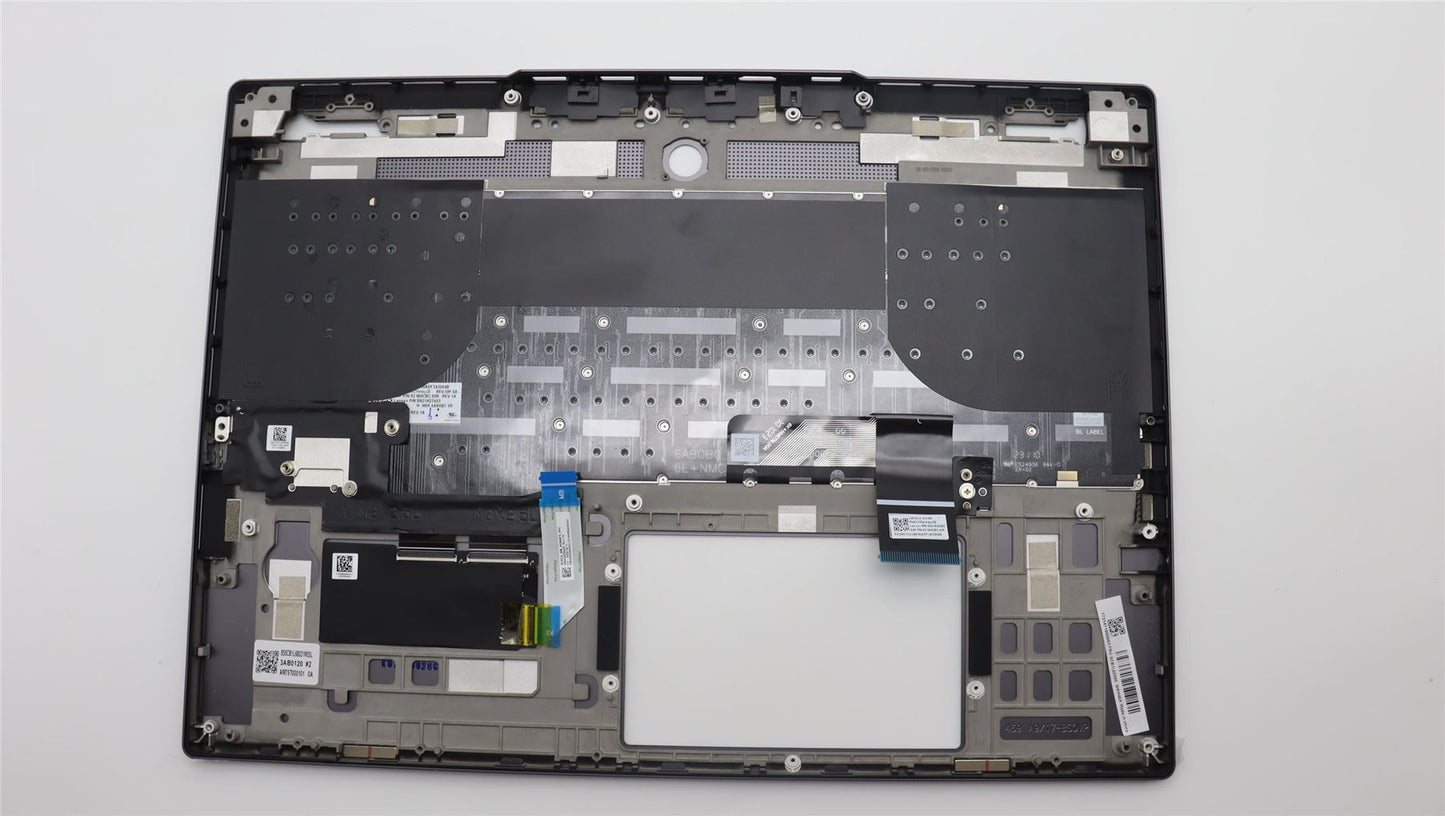 Lenovo Legion S7 16APH8 Keyboard Palmrest Top Cover Russian Silver 5CB1L68900