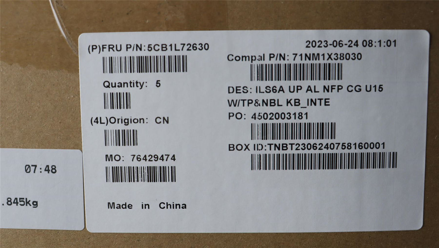 Lenovo IdeaPad 5 16ABR8 Palmrest Cover Touchpad Keyboard US Europe 5CB1L72630