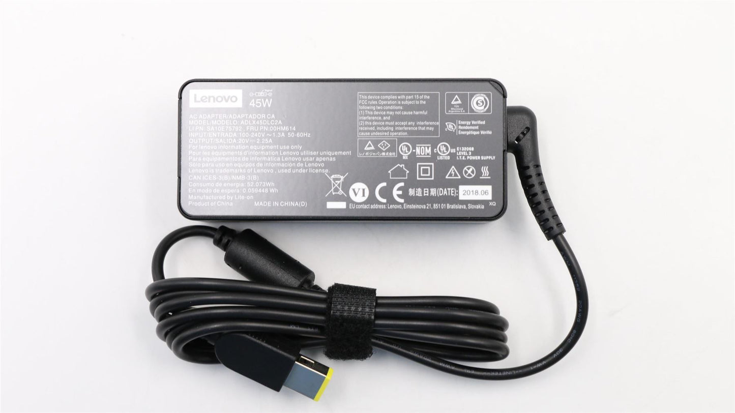 Lenovo ThinkPad Helix T460s T440s T431s E555 AC Charger Adapter Power 00HM614