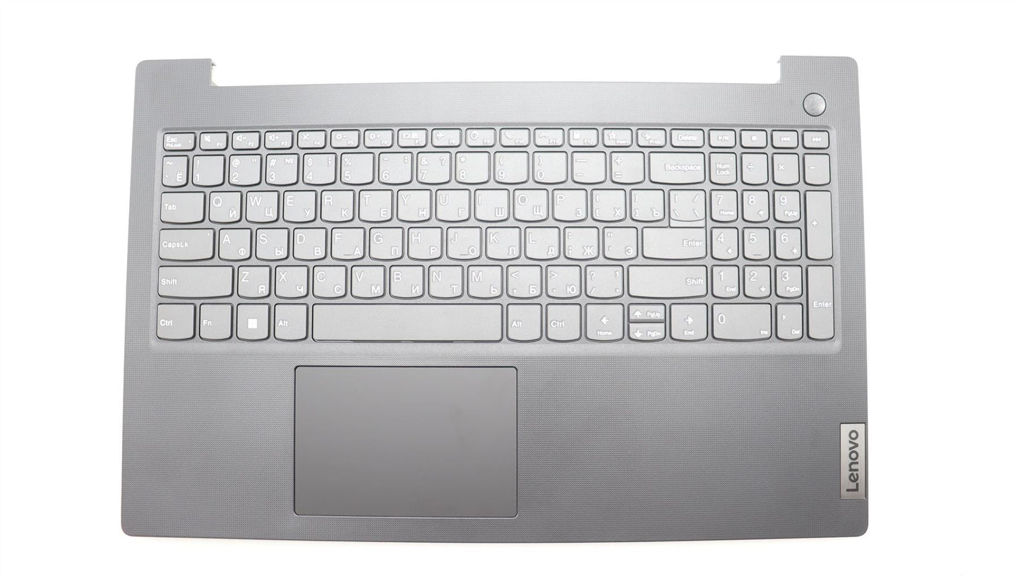 Lenovo V15 G4 IRU Palmrest Cover Touchpad Keyboard Russian Grey 5CB1L67789